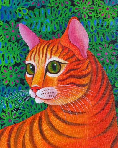 Gatto tigre, 2012 da Jane Tattersfield